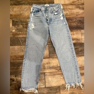AGOLDE JEANS FRAYED AT THE BOTTOM SIZE 22